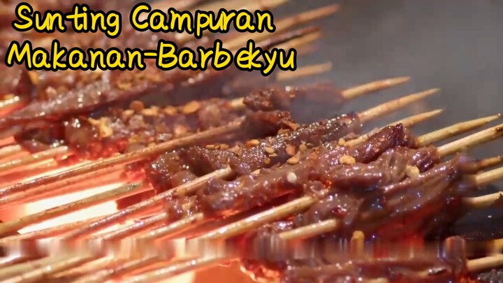 Sunting Campuran Makanan-Barbekyu