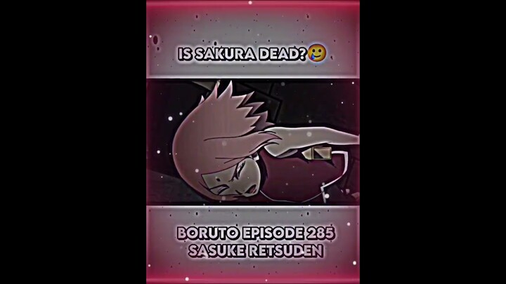 Is Sakura dead? (Sasuke Retsuden) | #sakura #sasuke #retsuden #fyp