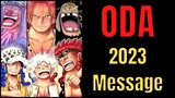Breaking News! Oda Teases A Major Character Death In 2023 New Year Message & The End of One Piece