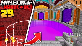 I Transformed the NETHER PORTAL in Minecraft Hardcore! (#29)
