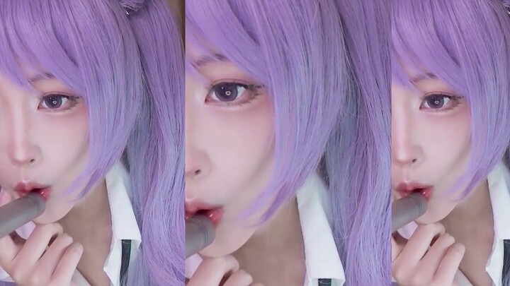 【Sleep Aid】Do you also want to poke Keqing's face?