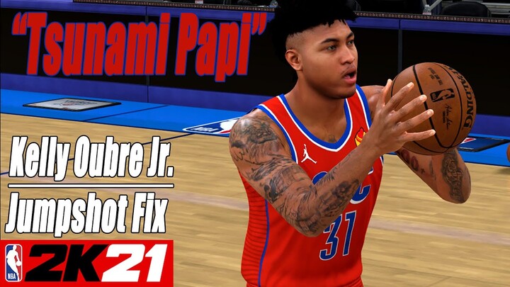 Kelly Oubre Jr Jumpshot Fix NBA2K21 with Side-by-Side Comparison