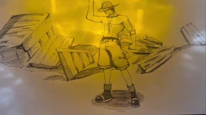 Seni cahaya dan bayangan yang menarik dan romantis dibagikan kepada Anda