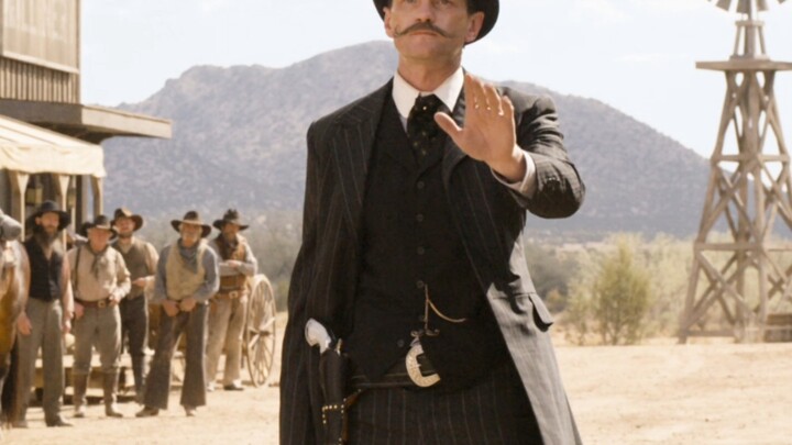 The man suddenly gets the runs right in the middle of a duel!