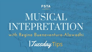 Musical Interpretation with Regina Buenaventura-Alawadhi