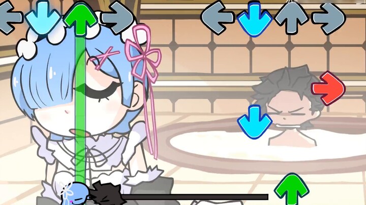 Rem, I'm taking a shower!