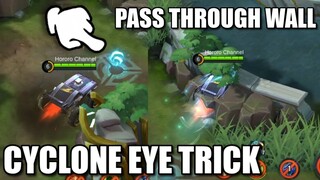 THE CYCLONE EYE TRICK AND IT'S USE