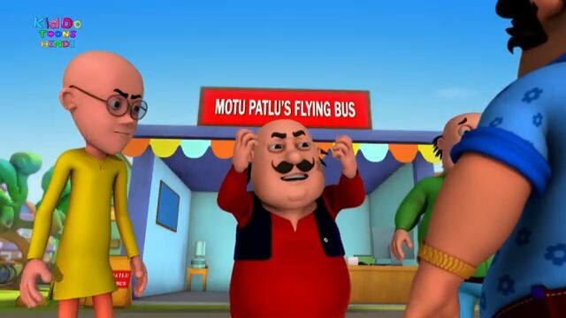 Flying Bus _ Motu Patlu Comedy Cartoon Story Ep 323 _ Motu Kids Cartoon _ Kiddo