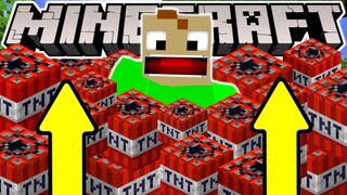 TNT BLOCKS RISE EVERY 10 SECONDS! | Funny Minecraft Gameplay