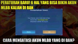 INFO PENTING! 6 PENYEBAB AKUN MOBILE LEGENDS DI BAN | CARA MENGATASI AKUN MOBILE LEGENDS YANG DI BAN