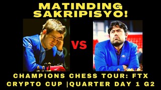 NAGWALA NA SI MAGNUS!  Magnus Carlsen - Hikaru Nakamura FTX Crypto Cup Quarter Finas! Day 1 Game 2!