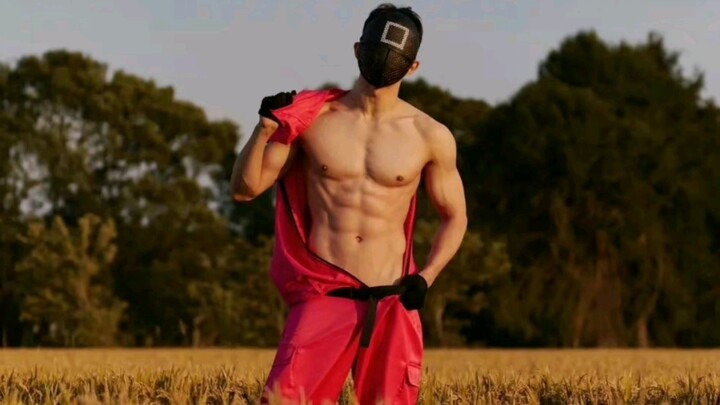 Golden rice fields, beautiful bodies