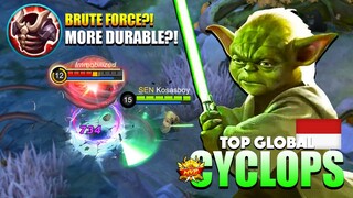 Cyclops with Brute Force Breastplate?! New Build 2021 | Kosasboy  Top Global Cyclops Gameplay ~ MLBB