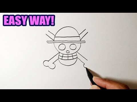How to draw One Piece logo | Easy Drawing Ideas