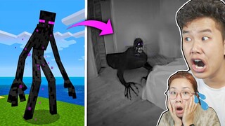 bqThanh và Ốc Tạo Ra Nhiều loại ENDERMAN Ngoài Đời Thật Trong Minecraft
