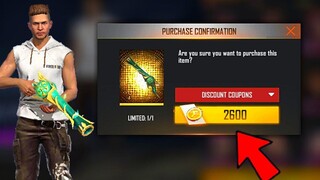 ในที่สุด 😱 2600 GOLD 🎁 อดัมผู้น่าสงสาร ได้ 👉 M1887 GUN SKIN 🔥 FREE FIRE