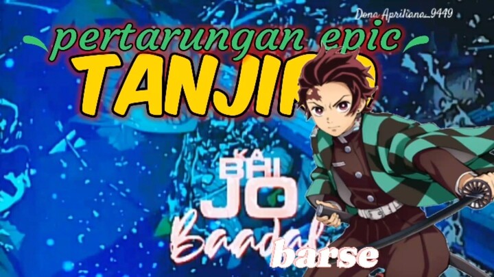 [AMV] Pertarungan epic Tanjiro. I'll be waiting x Kabhi Jo baadal barse.