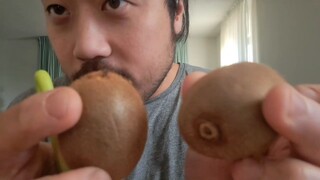 ASMR EATING GREEN KIWI, CHEERING YOU UP & FACE MASSAGE ROLEPLAY