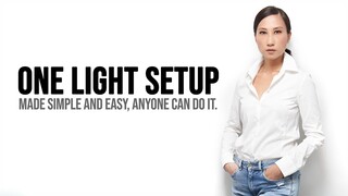The ULTIMATE One Light (Speedlight) Setup to Create Clean and Classic Portraits
