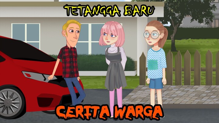 Tetangga Baru | Cosplay Warga Part 1  | Cerita Warga | Cerita Misteri | Animasi Horor