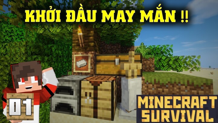 MINECRAFT SINH TỒN 1.16 TẬP 1: KHỞI ĐẦU MAY MẮN !!