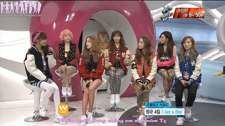 [Vietsub] MNet Wide Open Studio - SNSD Cut [13.01.03]