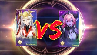 Mobile Legends: Adventure | AMATERASU VS SELENA - Who's better?🤔😯