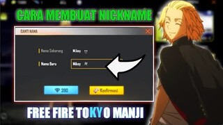 CARA MEMBUAT NICKNAME FF KEREN PAKE SIMBOL GENG TOKYO MANJI ‼️VIRAL TIK-TOK