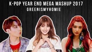 K-POP YEAR END MEGA MASHUP 2017 | BY GREENISMYHOMIE (63 SONGS)