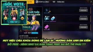 Free Fire| Hướng dẫn anh em kiếm đồ miễn phí của Garena - Hình như tặng đồ Free hơi sai sai !!!