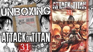 UNBOXING KOMIK ATTACK on TITAN Volume 31 asmr