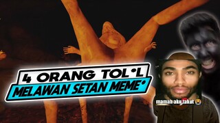 Pertama Kali Bermain The Forest Bertemu Setan Meme