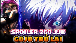 SPOILER 260 JJK | GOJO TRỞ LẠI, TIẾT LỘ VŨ KHÍ MỚI CỦA TODO