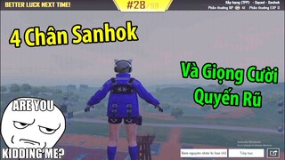 4 Chân Sanhok Và Cô Gái Có Giọng Cười Vô Cùng "Quyến Rũ" | PUBG Mobile