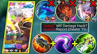 YIN VS TOP GLOBAL AULUS | BEST BUILD AND EMBLEM 2022 | MOBILE LEGENDS