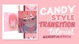 Candy Style Transition Alightmotion Tutorials | Simple Candy Style Tutorial