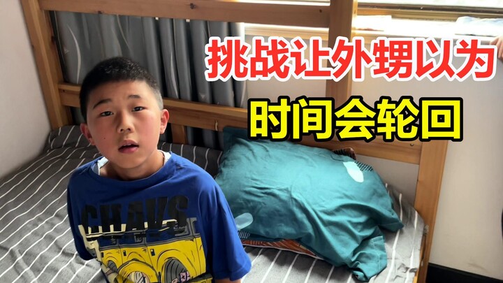 How would his nephew react when he thought time would go back?