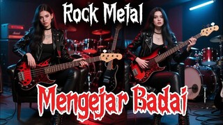 MENGEJAR BADAI VERSI ROCK METAL _ COVER AI _ GITARIS GADUNGAN