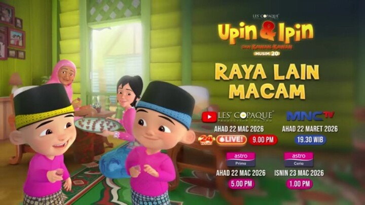 Upin Ipin Musim 20 - Pelita Panjut Aidil Fitri (Full Episode)