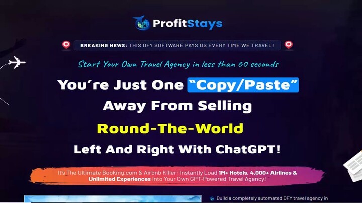 ProfitStays Review - Start Your Own Travel Agency Business