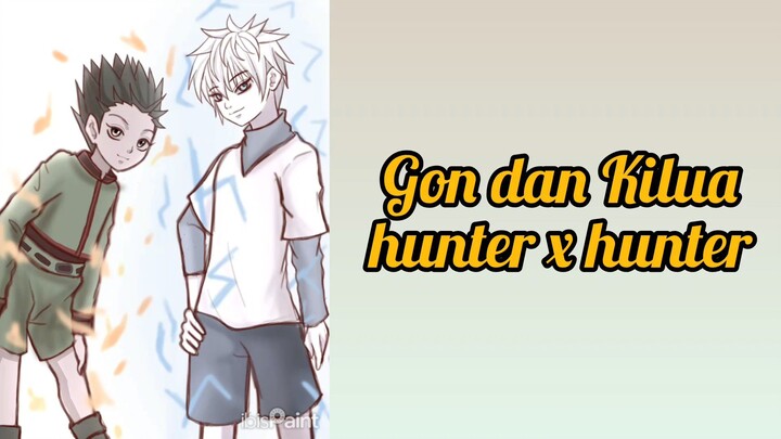 menggambar karakter Hunter x hunter