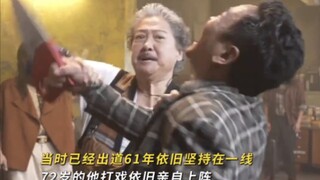 74岁洪金宝拍摄现场指导动作，入行63年出现从未改变，新片九龙城寨之围城