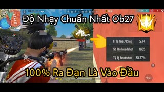 Free Fire | Độ Nhạy Chuẩn Nhất Ob27 Khiến Việc Kéo Tâm Và Oneshot Svd Shotgun Cực Kỳ Dễ Dàng