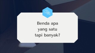 Benda yang Satu Tapi Banyak