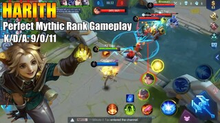 Perfect Harith Mythic Rank Gameplay | Road to top1 global Squad Season 15