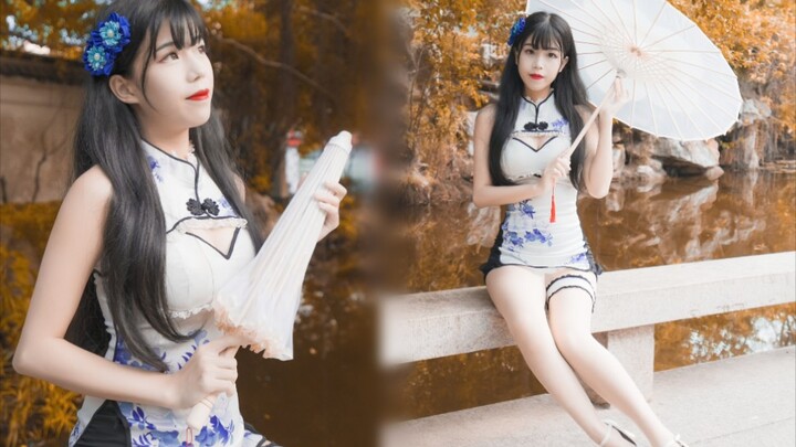 ❃The night color enters Jiangnan cheongsam and intoxicates people~❃