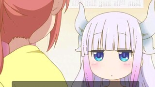 Kobayashi's Dragon Maid - Demi bersaing memperebutkan Kanna, kedua wanita itu menunjukkan wajah jele