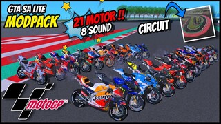 300MB ❗❗ BEST MODPACK MOTO GP FOR GTA SA LITE ANDROID 2022 // 21 MOTOR // CIRCUIT MANDALIKA