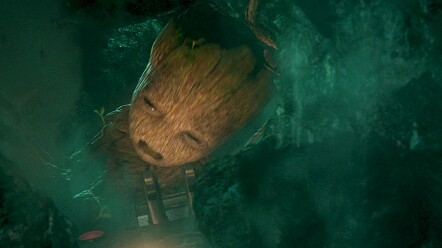 Little Groot can also lift Stormbreaker