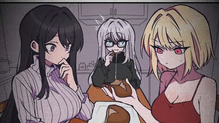 When you come to your aunt's house and live with your three sisters during the holidays...#4